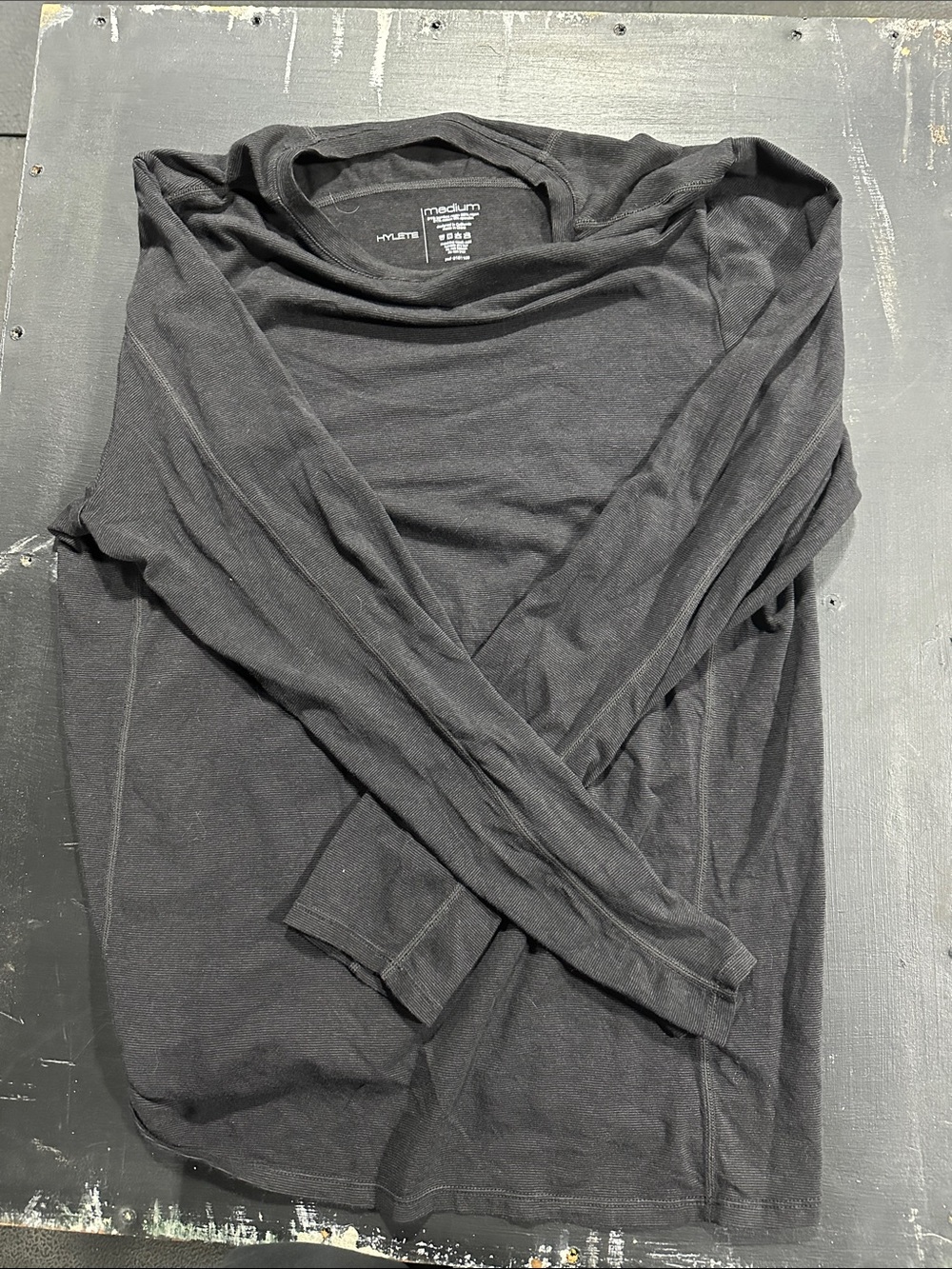 Hylete Black Men's Long Sleeve Performance Tee